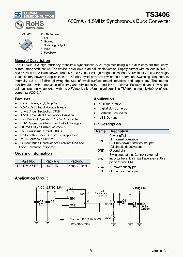 TS3406CX5RF_7502153.PDF Datasheet