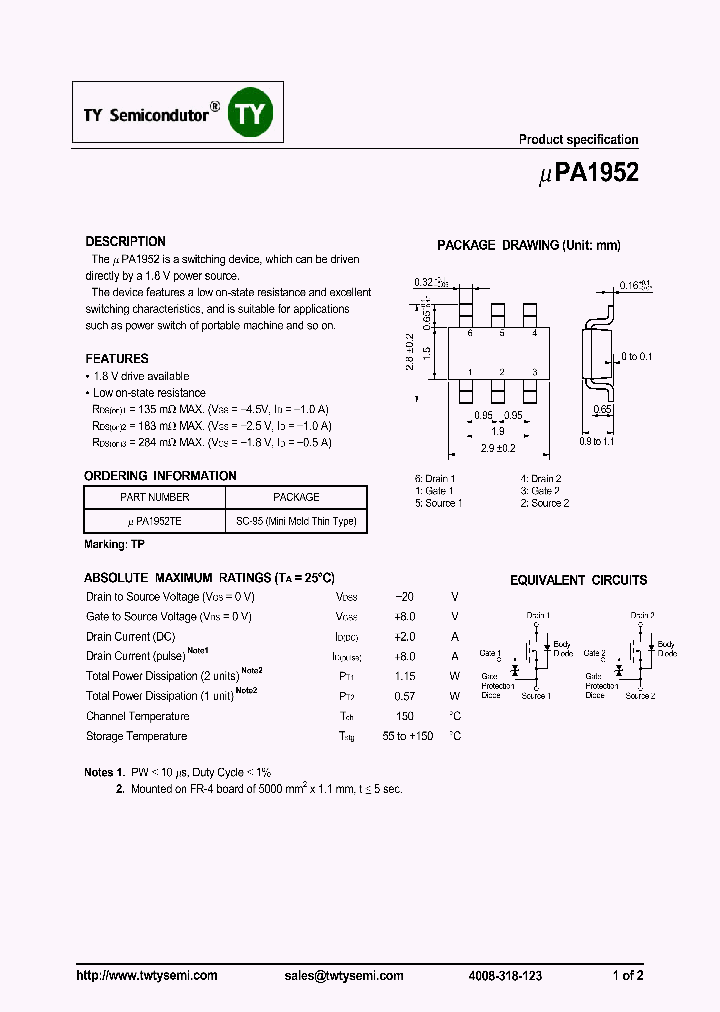 UPA1952TE_7502564.PDF Datasheet