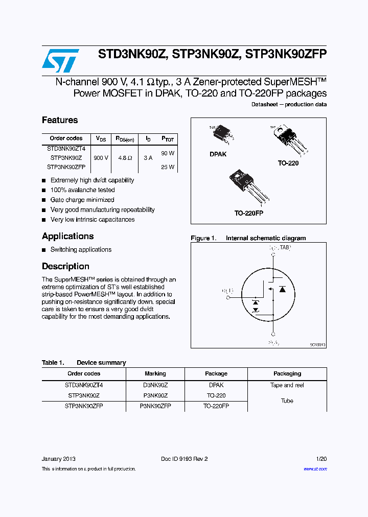 STD3NK90ZT4_7504184.PDF Datasheet