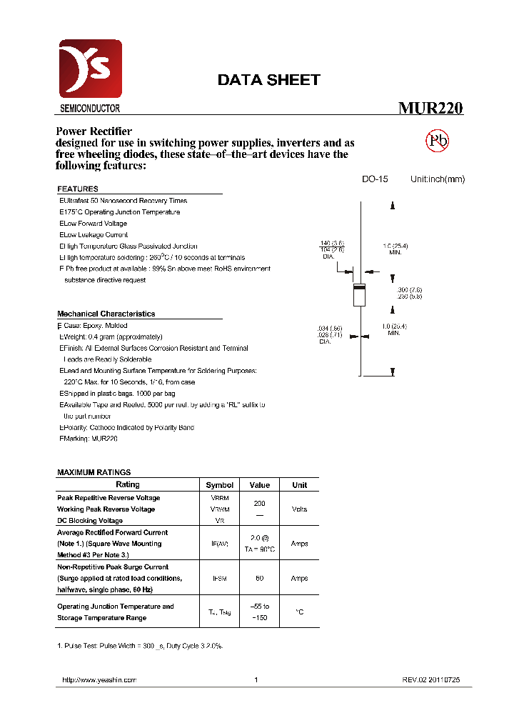MUR220_7504270.PDF Datasheet