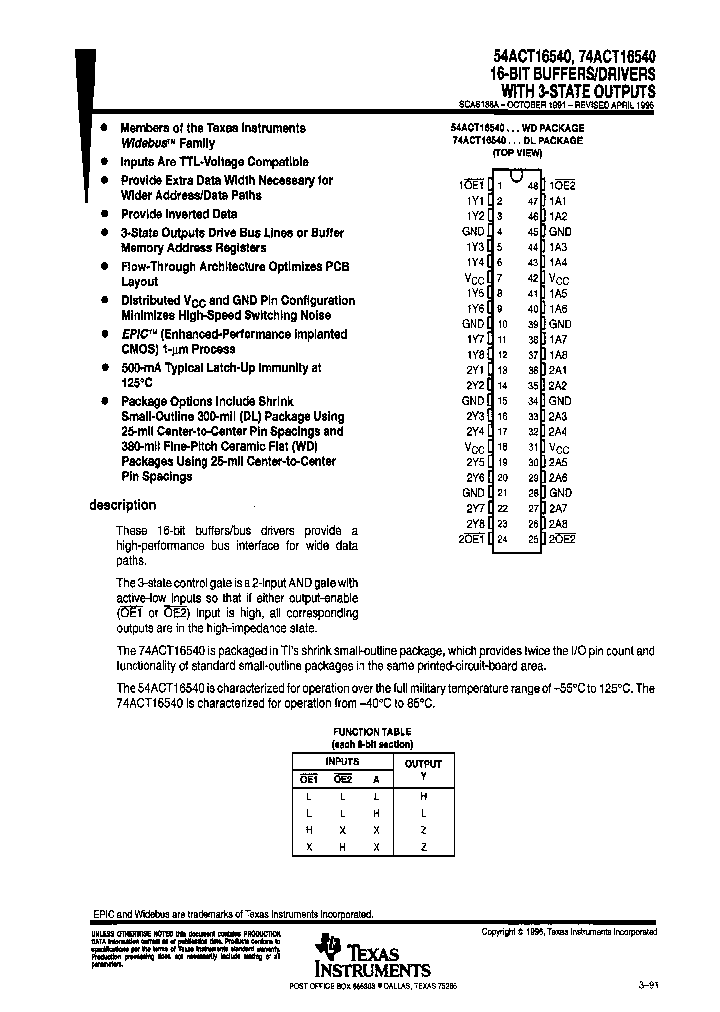 TEXASINSTRUMENTSINC-SNJ54ACT16540WD_7505127.PDF Datasheet