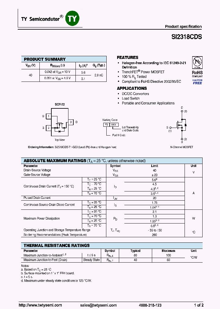 SI2318CDS_7505359.PDF Datasheet