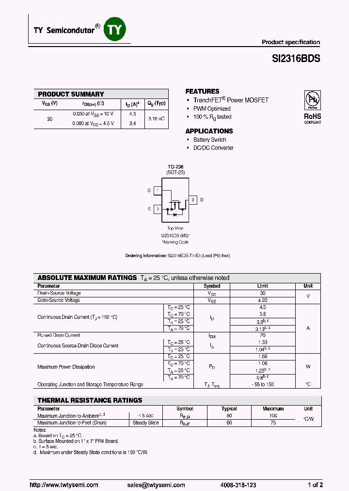 SI2316BDS_7505357.PDF Datasheet