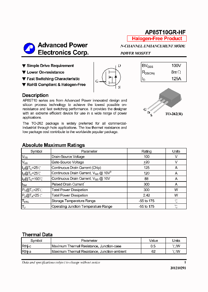 AP85T10GR-HF_7506486.PDF Datasheet