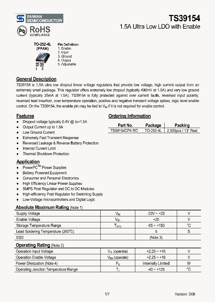 TS39154CP4RO_7506807.PDF Datasheet