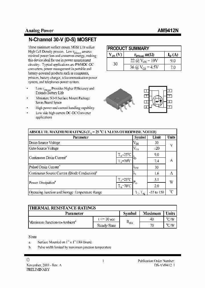 AM9412N_7509581.PDF Datasheet