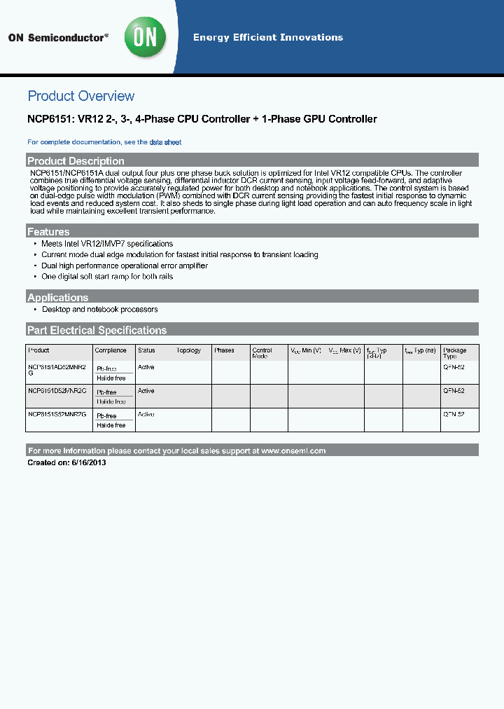 NCP6151S52MNR2G_7509924.PDF Datasheet