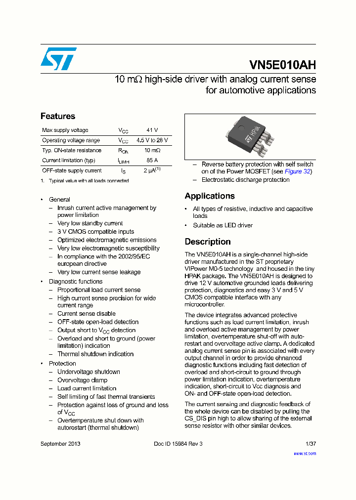 VN5E010AH-E_7513228.PDF Datasheet
