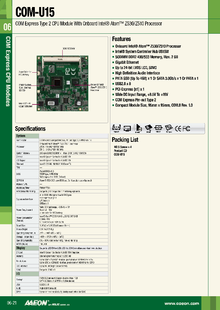 COM-U15_7513322.PDF Datasheet