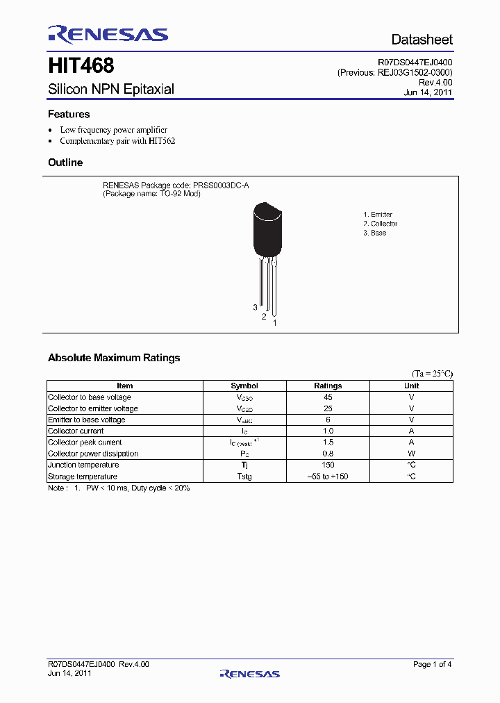 HIT468-HQ_7513338.PDF Datasheet