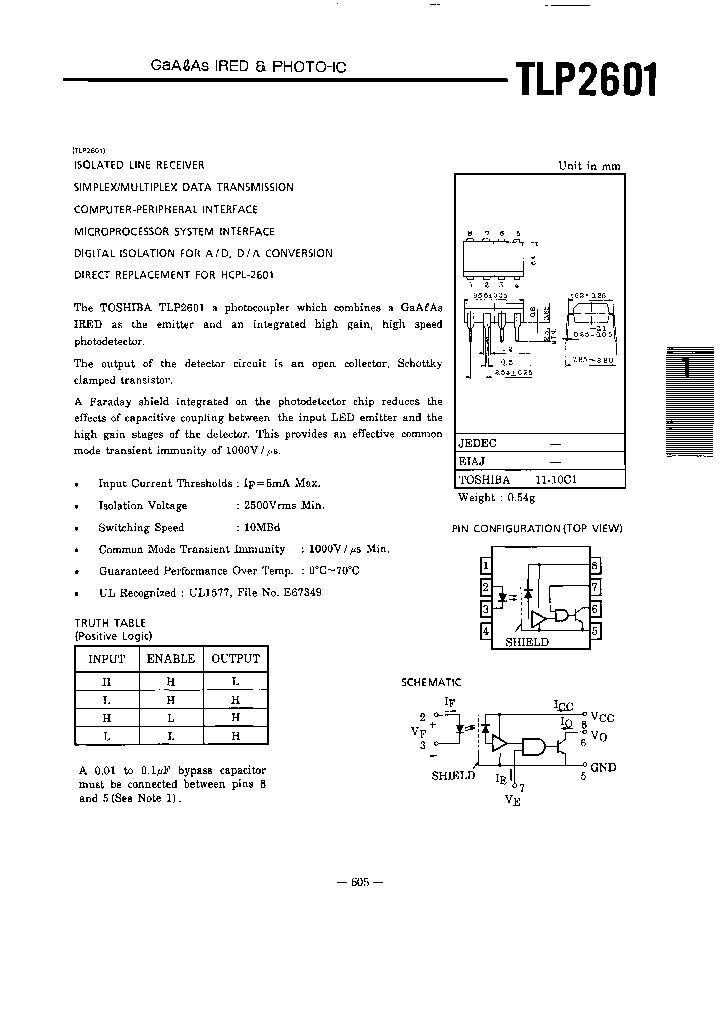 TLP2601TP1_7514154.PDF Datasheet
