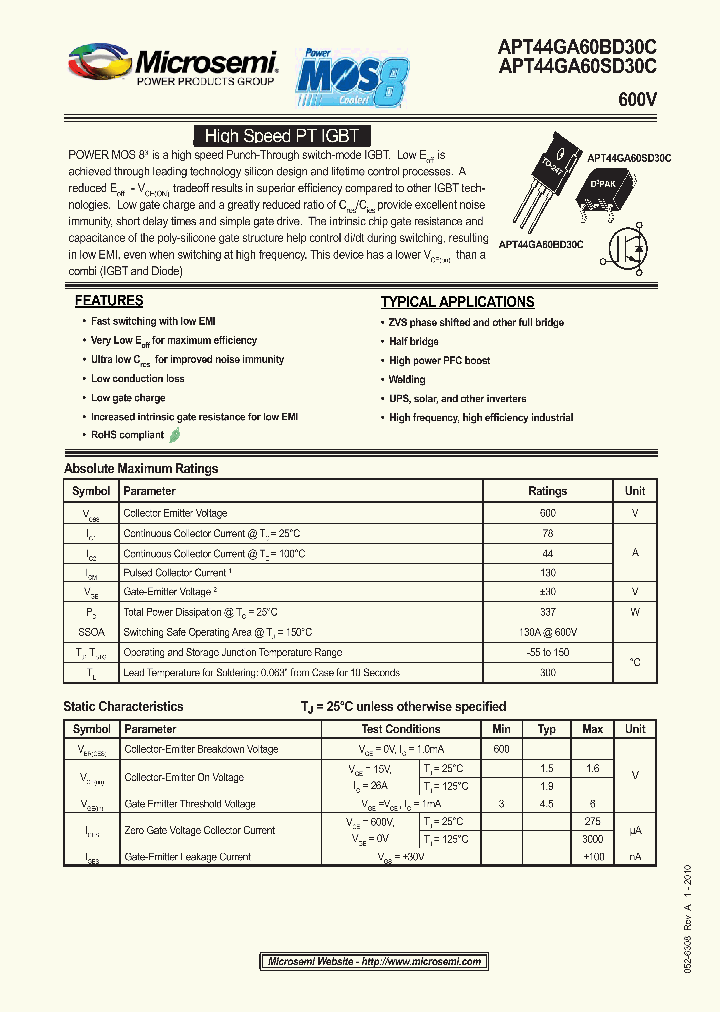 APT44GA60SD30C_7515007.PDF Datasheet