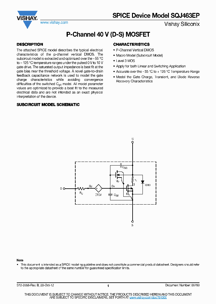 SQJ463EP-T1-GE3_7516379.PDF Datasheet