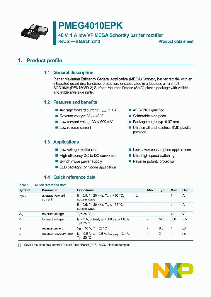 PMEG4010EPK_7517328.PDF Datasheet