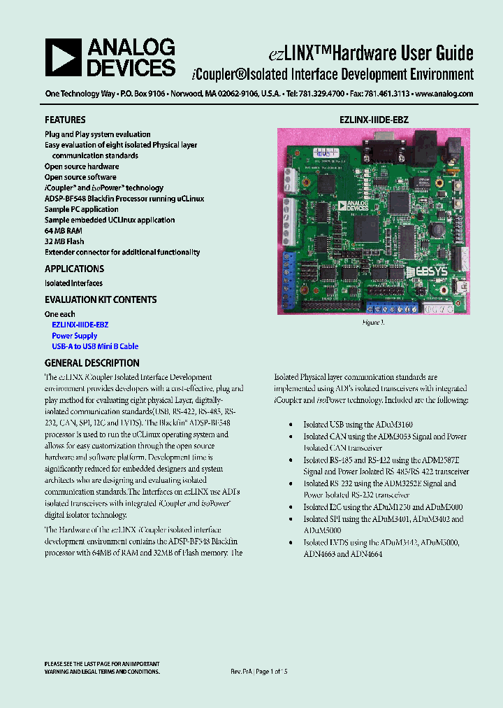 EZLINX-IIIDE-EBZ_7517630.PDF Datasheet