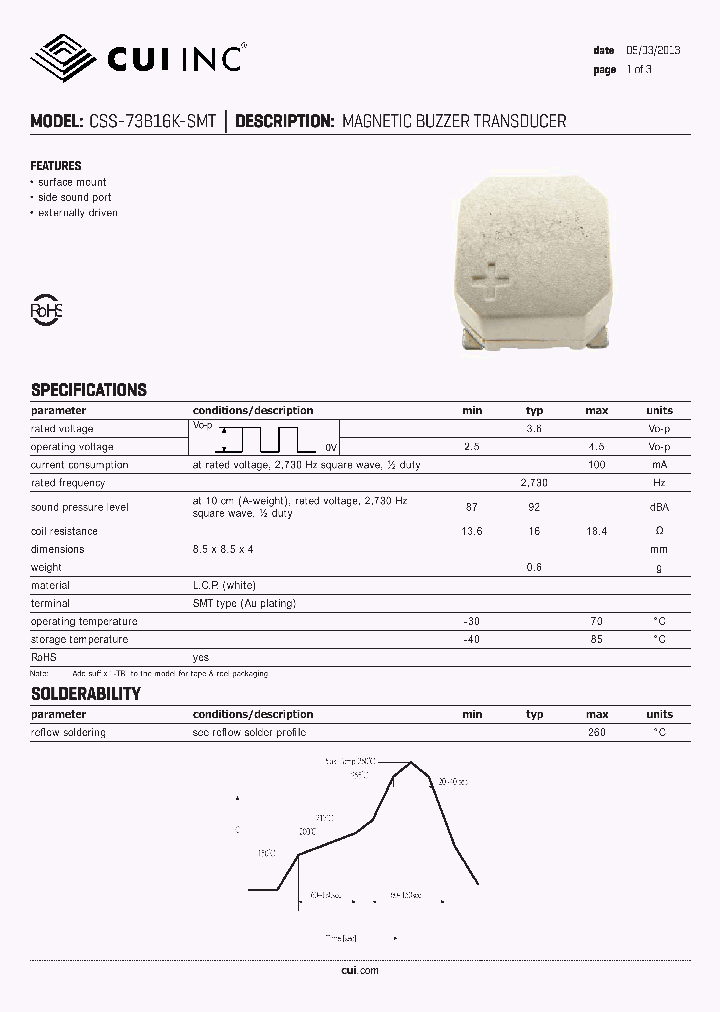 CSS-73B16K-SMT_7518799.PDF Datasheet