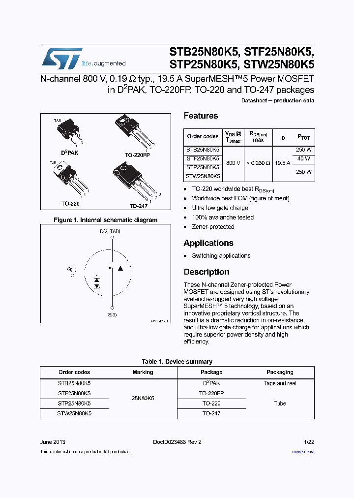 STP25N80K5_7522706.PDF Datasheet