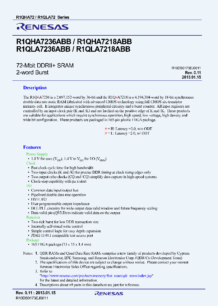 R1QLA7236ABB_7526136.PDF Datasheet