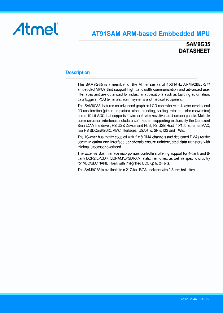 AT91SAM9G35-CU_7529399.PDF Datasheet