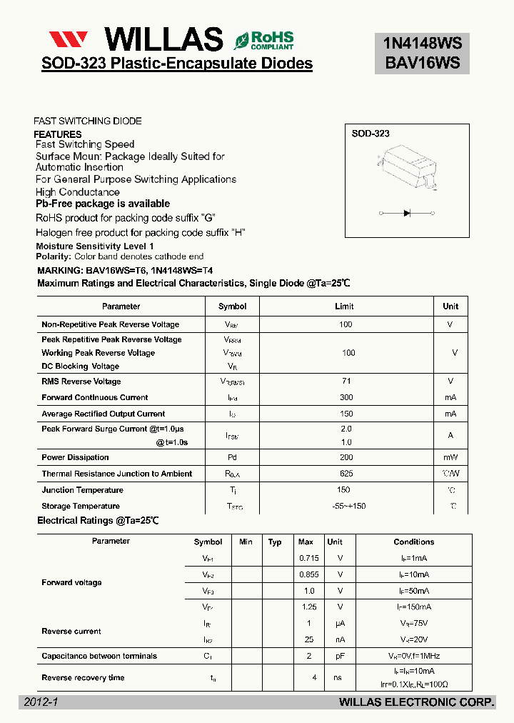1N4148WS_7529432.PDF Datasheet