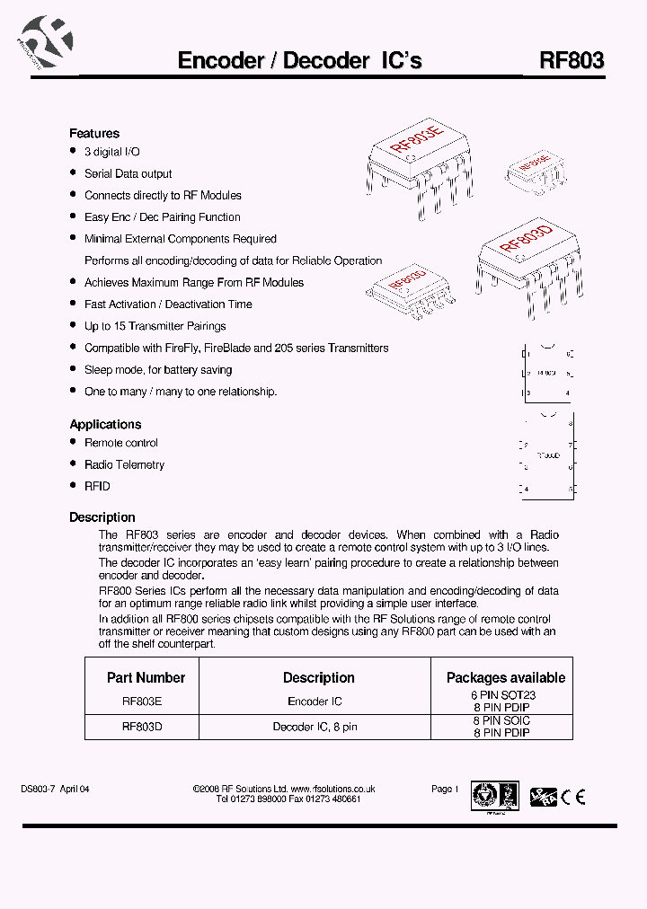 RF803E_7529944.PDF Datasheet