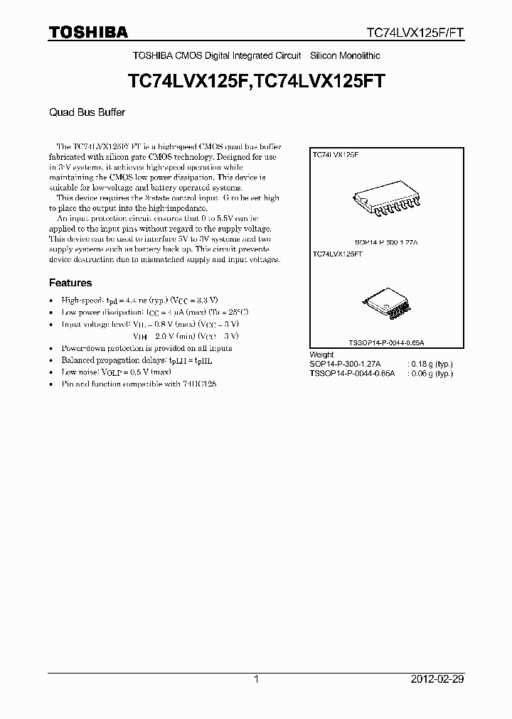 TC74LVX125F_7532280.PDF Datasheet