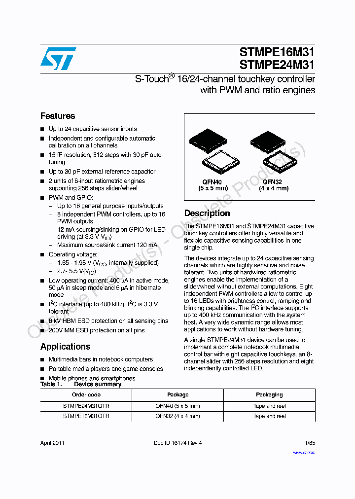 STMPE24M31QTR_7533210.PDF Datasheet