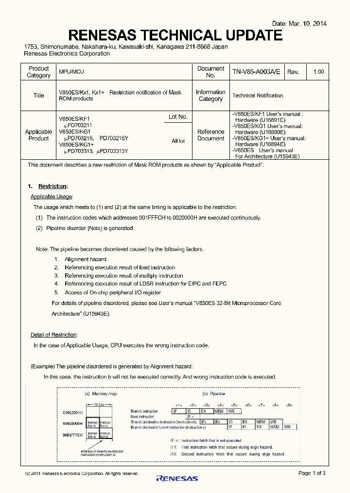V850ESKF1_7533281.PDF Datasheet