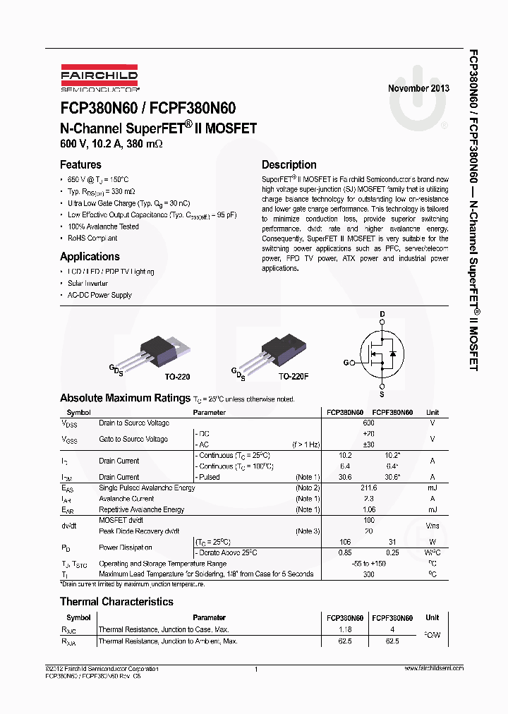 FCPF380N60F152-ND_7534644.PDF Datasheet