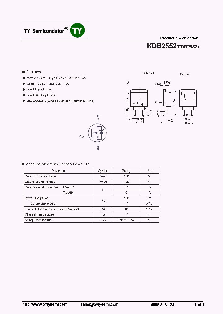 FDB2552_7534914.PDF Datasheet