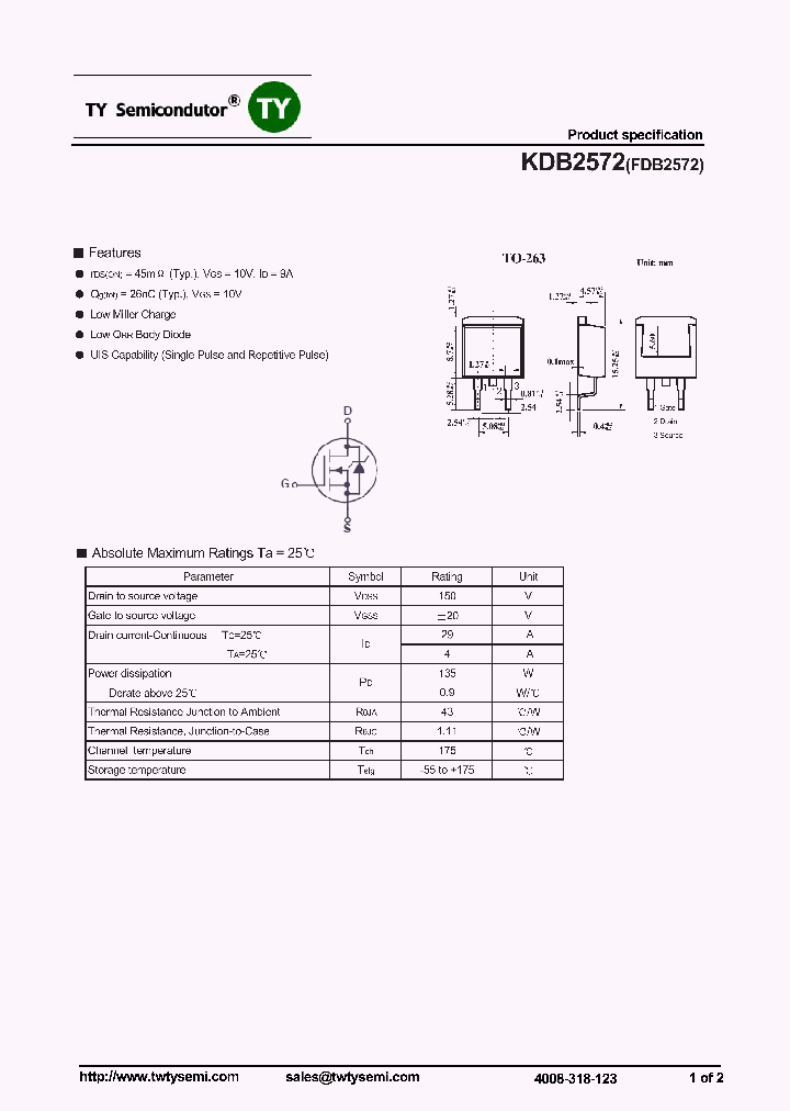 FDB2572_7534916.PDF Datasheet