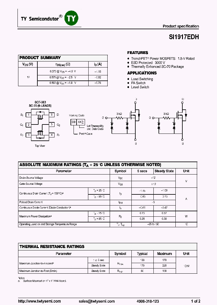 SI1917EDH_7538270.PDF Datasheet