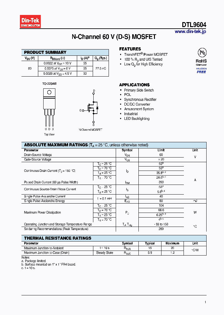 DTL9604_7538398.PDF Datasheet