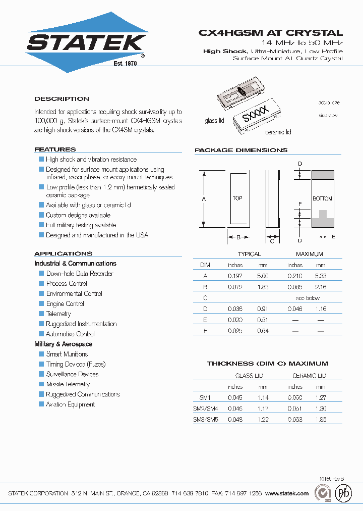 CX4HGSM12_7538625.PDF Datasheet