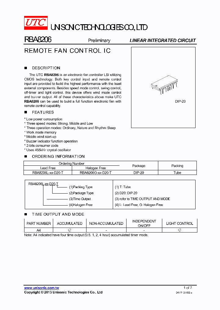 RBA8206_7539611.PDF Datasheet