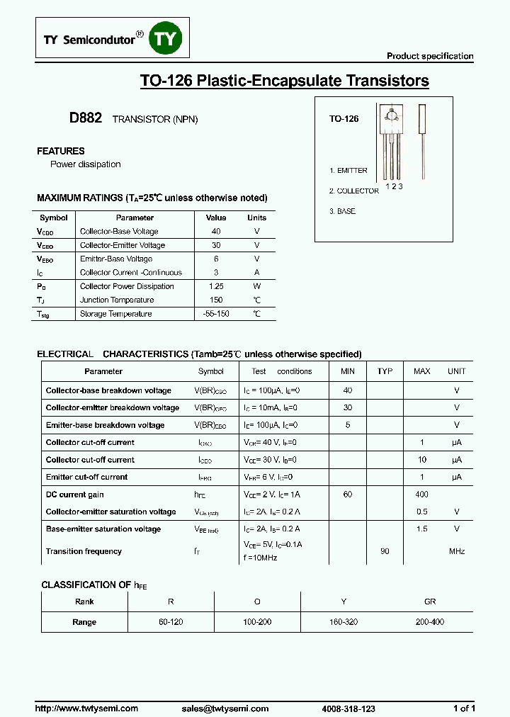 D882-TO126_7543326.PDF Datasheet