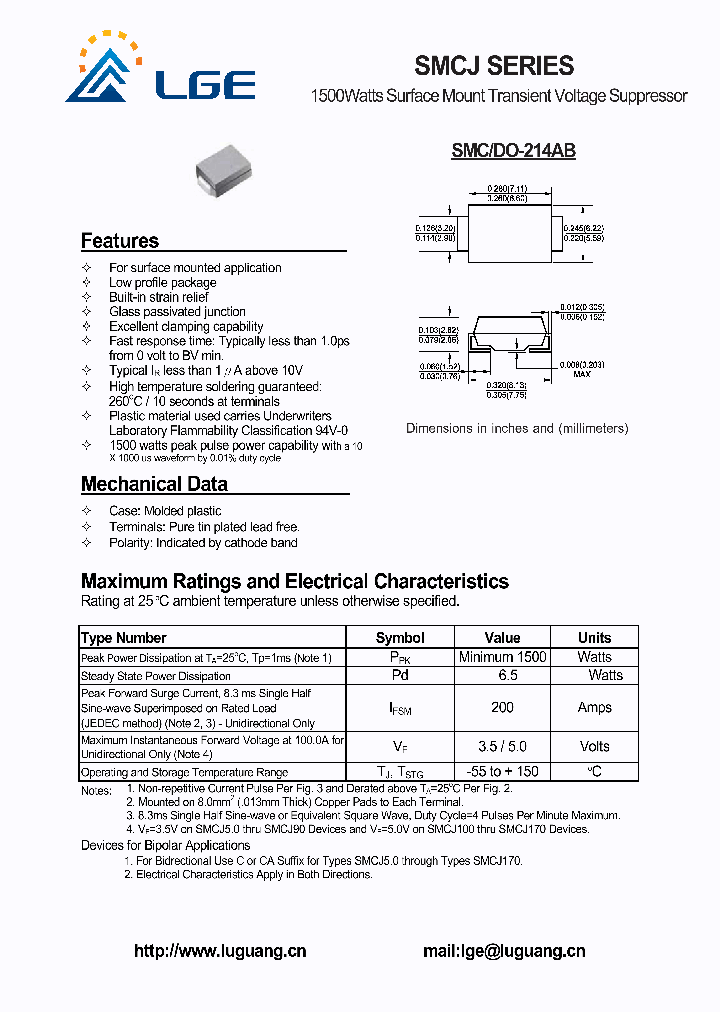 SMCJ60_7543363.PDF Datasheet