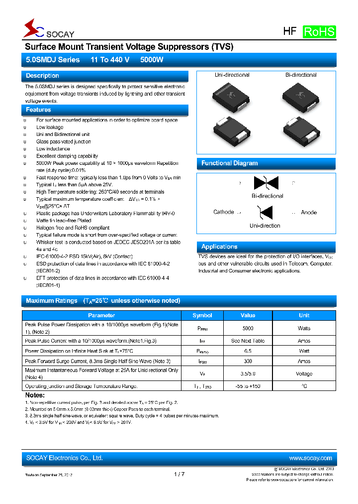 50SMDJ40_7545629.PDF Datasheet