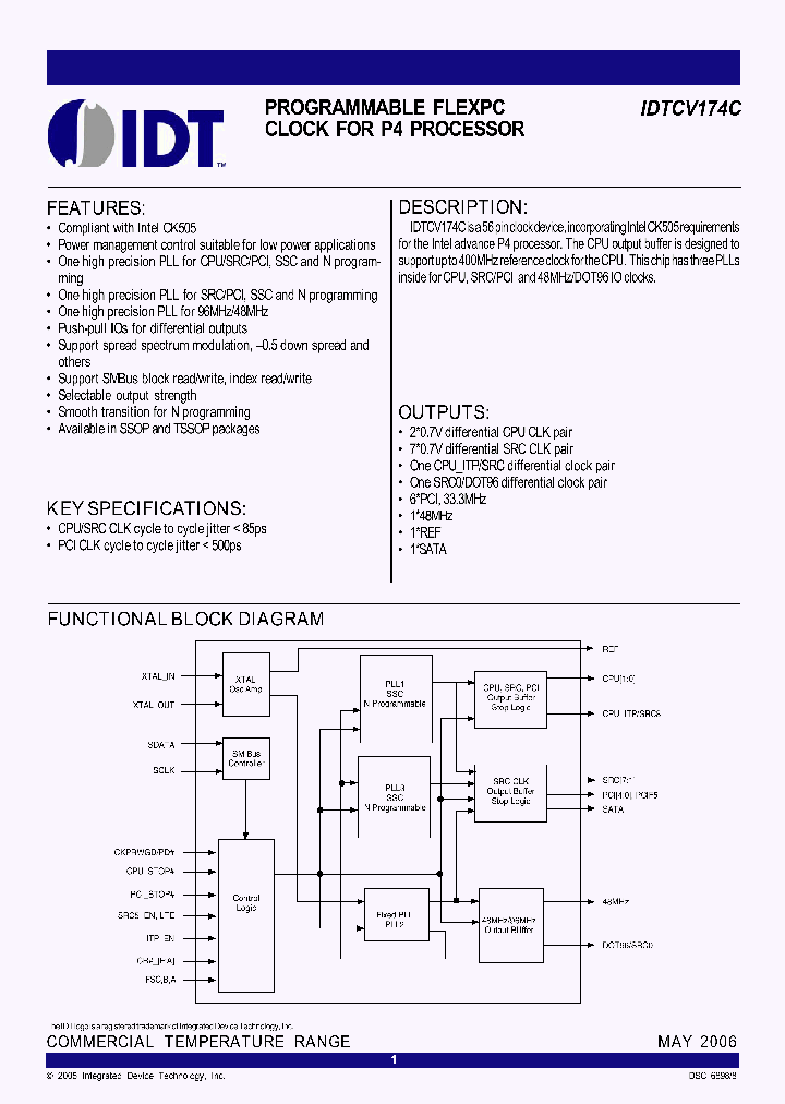 IDTCV174CPVG_7547183.PDF Datasheet