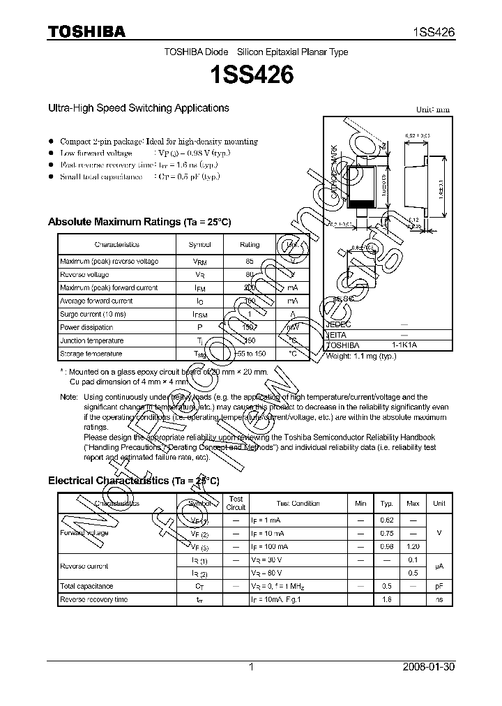 1SS426_7548805.PDF Datasheet