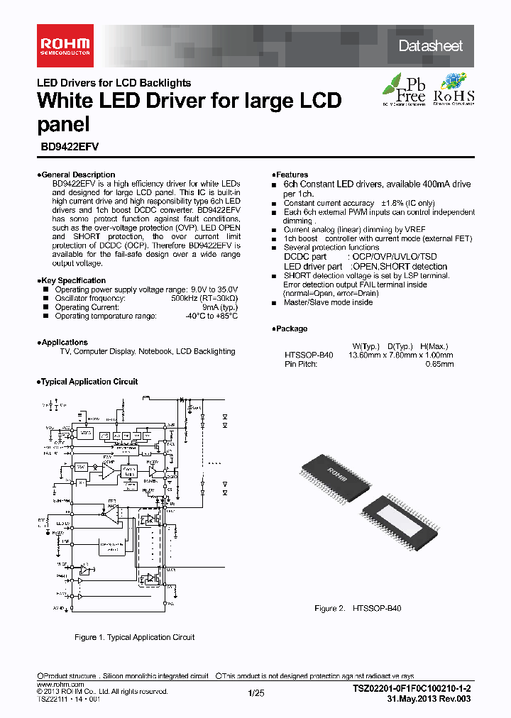 BD9422EFV_7549267.PDF Datasheet