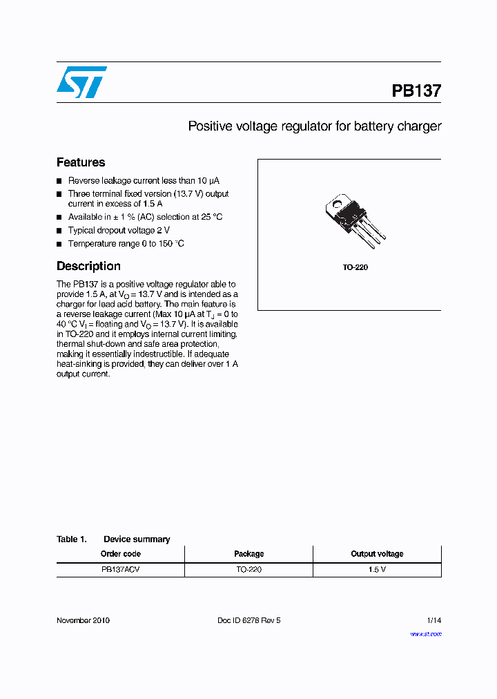 PB137ACV_7550285.PDF Datasheet