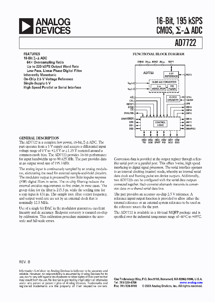 AD7722_7550622.PDF Datasheet