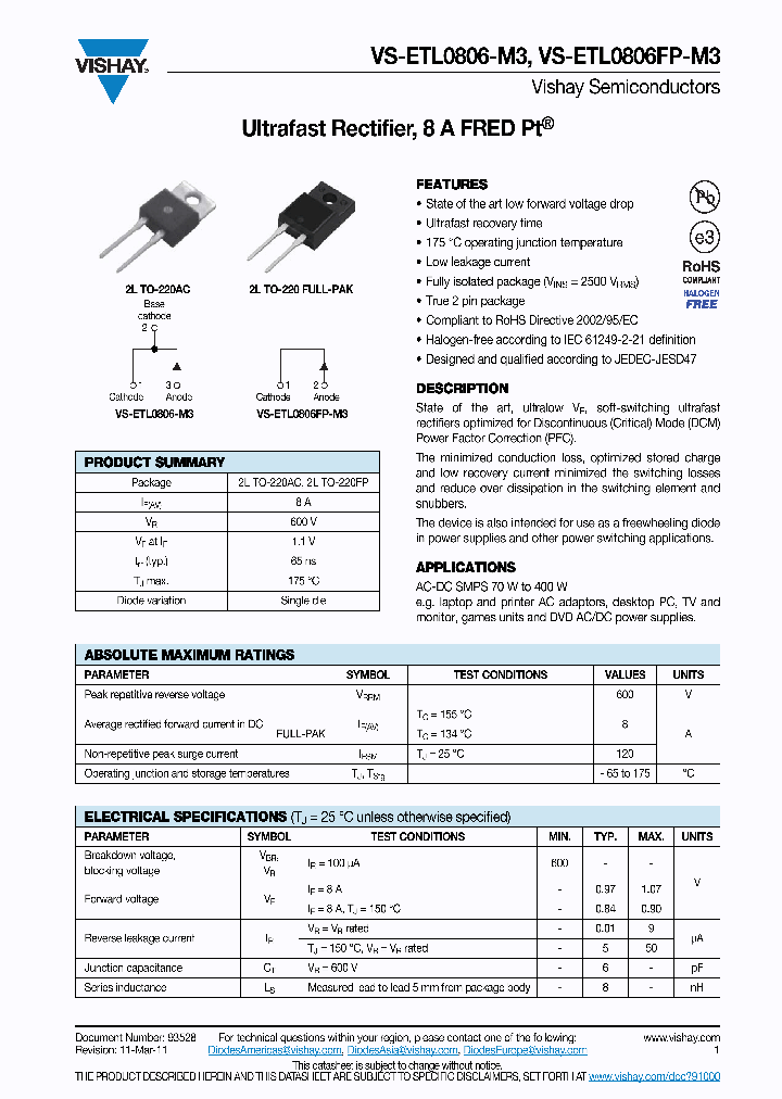 VS-ETL0806-M3_7551372.PDF Datasheet