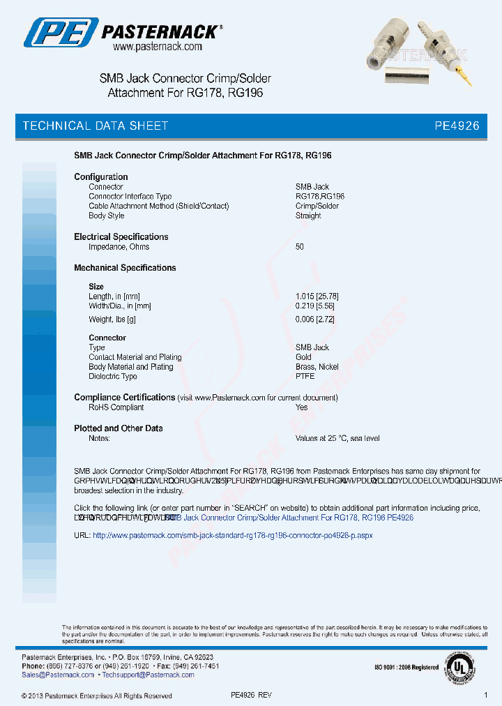 PE4926_7551425.PDF Datasheet