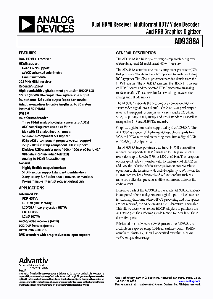AD9388ABSTZ-110_7552269.PDF Datasheet