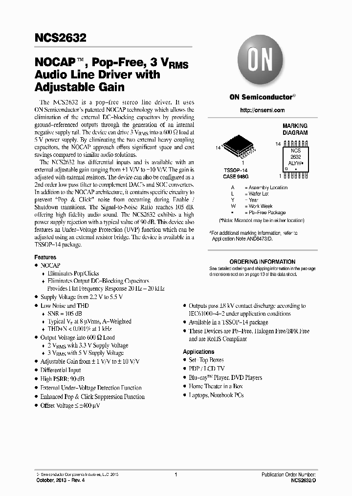 NCS2632_7553345.PDF Datasheet