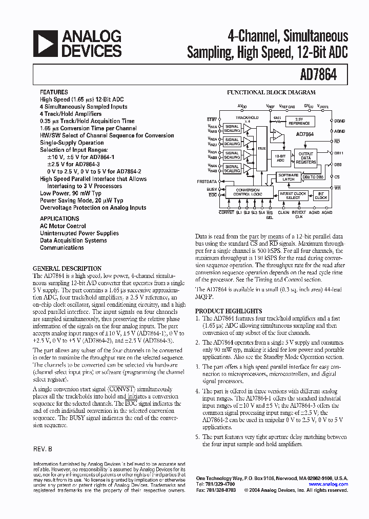AD7864AS-2REEL_7553904.PDF Datasheet