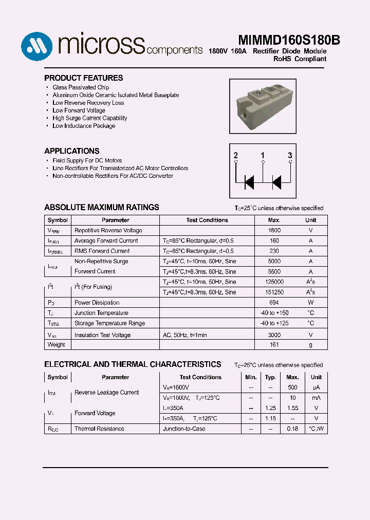 MIMMD160S180B_7555622.PDF Datasheet