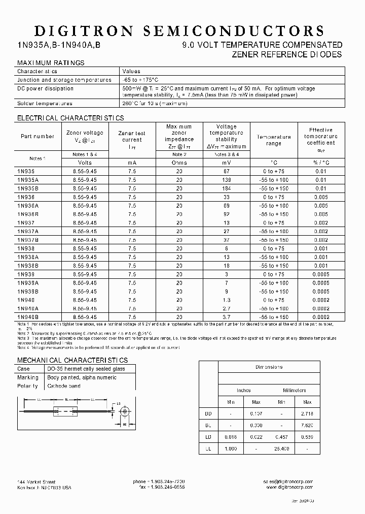 1N940B_7556433.PDF Datasheet